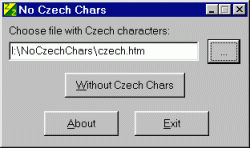 No Czech Chars - obrzky